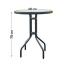 JUPITER 60 cm-es kerek kerti asztal