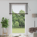 vidaXL Zsaluzia Sötét barna mintával 213 x 160 cm 25 mm PVC