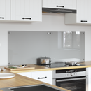 vidaXL Konyhai hátfal 2 pcs Világosszürke 70 x 50 cm edzett üveg