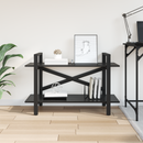 vidaXL Könyvespolc Fekete tölgy 100 x 33,5 x 64 cm Faanyag