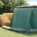 vidaXL Silótakaró Zöld 24 x 5 m HDPE