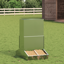 vidaXL Disznó Etető Ezüst 82 x 51 x 91,5 cm Horganyzott acél