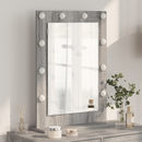 vidaXL Toalett Tükör Szürke Sonoma 70 x 50 x 18 cm Üveg és mérnöki fa