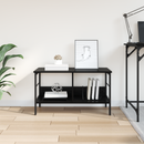 vidaXL Könyvespolc Fekete tölgy 82 x 32 x 47 cm Faanyag