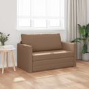 vidaXL Kanapéágy Cappuccino 124 x 71 x 78 cm Mübőr