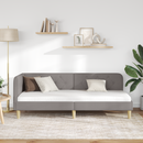 vidaXL Sarokágy keret Tópszínű 80 x 200 cm szövet