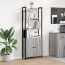 vidaXL Könyvespolc Szürke Sonoma 60 x 24 x 161 cm Faanyag