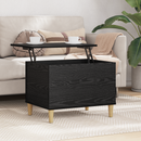 vidaXL Éjjeliszekrény Fekete tölgy 60 x 44,5 x 45 cm Faanyag