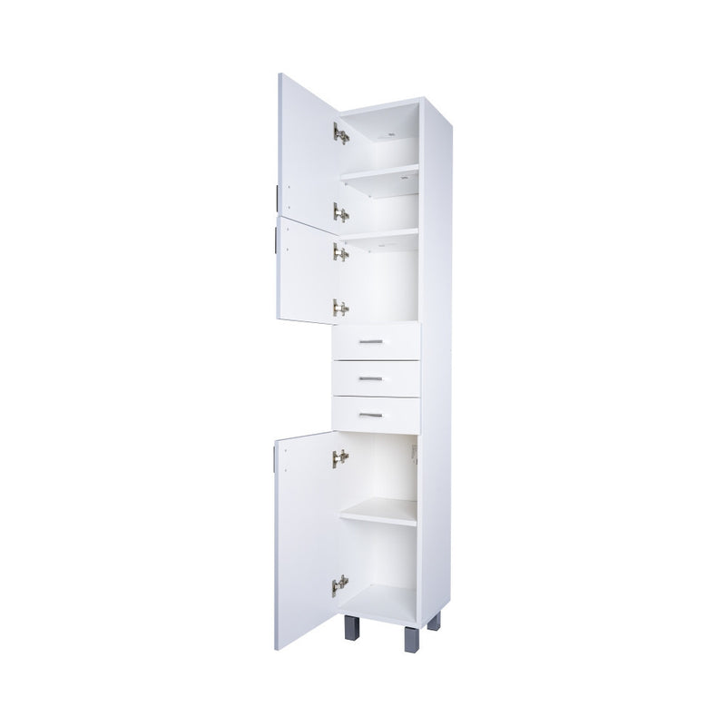 Viva STYLE fürdőszobai ÁLLÓSZEKRÉNY 192 magas POLCOS - BALOS - 35 x 28 x 192 cm