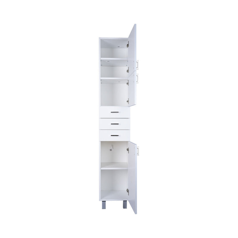 Viva STYLE fürdőszobai ÁLLÓSZEKRÉNY 192 magas POLCOS - JOBBOS - 35 x 28 x 192 cm