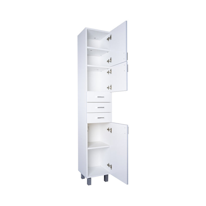 Viva STYLE fürdőszobai ÁLLÓSZEKRÉNY 192 magas POLCOS - JOBBOS - 35 x 28 x 192 cm