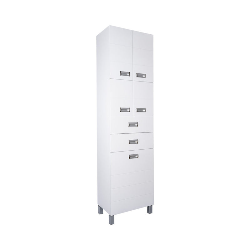 Viva STYLE fürdőszobai ÁLLÓSZEKRÉNY 192 magas szennyestartós -50 x 35 x 192 cm