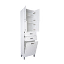 Viva STYLE fürdőszobai ÁLLÓSZEKRÉNY 192 magas szennyestartós -50 x 35 x 192 cm