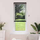 vidaXL Zsaluzia Fekete 150 x 50 cm 25 mm PVC