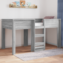 vidaXL Szükidő ágy matracmal Szürke Sonoma 100 x 200 cm Faanyag