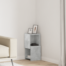 vidaXL Sarokszekrény Beton Szürke 25,5x25x55cm Faanyag
