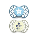 Nuvita Symmetric Air55 2db-os cumi szett 0+ - Powder Blue/Sage Green - csillag/álom 70652
