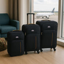 TraveLux light kabinbőrönd puha levehető kerékkel 35x55x20 cm fekete