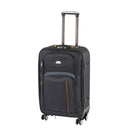 TraveLux light közepes bőrönd puha 68x45x25 cm fekete