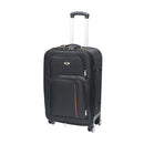 TraveLux light közepes bőrönd puha 42x65x24 cm fekete