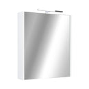 Piramida AKVA 60 H Tükrös fürdőszobai szekrény -1 ajtós kivitel - LED világítással - 60 x 69 x 13 cm