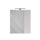 PIRAMIDA AKVA Tükrös fürdőszobai szekrény - 2 ajtós kivitel - LED világítással - 60 x 69 x 13 cm
