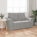 vidaXL Kanapéágy Világosszürke 148 x 71 x 83 cm Bársony