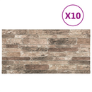 vidaXL Fali panelek 10 pcs Sokszínű 100 x 50 cm EPS Hab