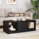 vidaXL Dohányzóasztal Fekete tölgy 102 x 50 x 36cm Szerelt Fa