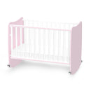 Lorelli Stars ringatható kiságy 60x120 - White / Orchid Pink