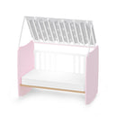 Lorelli Stars ringatható kiságy 60x120 - White / Orchid Pink