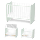 Lorelli Stars ringatható kiságy 60x120 - White / Milky Green