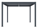 Bioklimatikus pergola G21 Austin 3×3 m, antracit színű alumínium