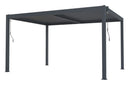 Bioklimatikus pergola G21 Austin 4x3 m, antracit, alumínium