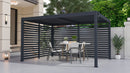 Bioklimatikus pergola G21 Austin 4x3 m, antracit, alumínium