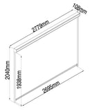 G21 oldalsó napellenző 2,8x2 m Austin pergolához