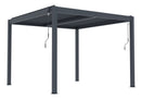 G21 Austin Premium 3x3 m bioklimatikus pergola, antracit alumínium