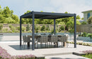 G21 Austin Premium 3x3 m bioklimatikus pergola, antracit alumínium