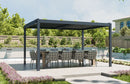G21 Austin Premium 4x3 m bioklimatikus pergola, antracit alumínium