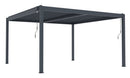 G21 Austin Premium 4x4 m bioklimatikus pergola, antracit alumínium