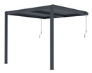 G21 Trenton 3x3 m bioklimatikus pergola, antracit alumínium