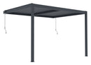 G21 Trenton 4x3 m bioklimatikus pergola, antracit alumínium