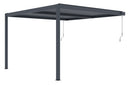 G21 Trenton 4x4 m bioklimatikus pergola, antracit alumínium