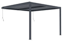 G21 Trenton 4x4 m bioklimatikus pergola, antracit alumínium