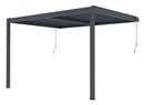 G21 Trenton Premium 4x3 m bioklimatikus pergola, antracit alumínium