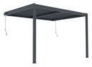 G21 Trenton Premium 4x3 m bioklimatikus pergola, antracit alumínium