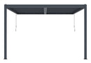 G21 Trenton Premium 4x4 m bioklimatikus pergola, antracit alumínium