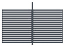 G21 kiegészítő fix lamellás fal 4x2,6 m Trenton pergolához