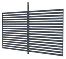 G21 kiegészítő fix lamellás fal 4x2,6 m Trenton pergolához