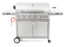 G21 Mexico BBQ Premium line gázgrill, 7 égőfej + ajándék nyomáscsökkentő